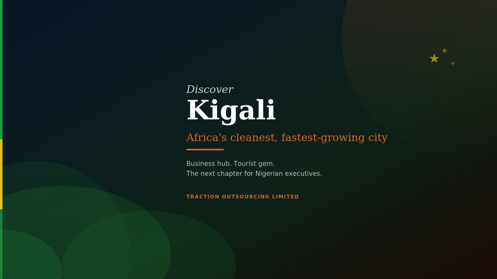 Kigali Rwanda — Africa's cleanest city and rising business destination