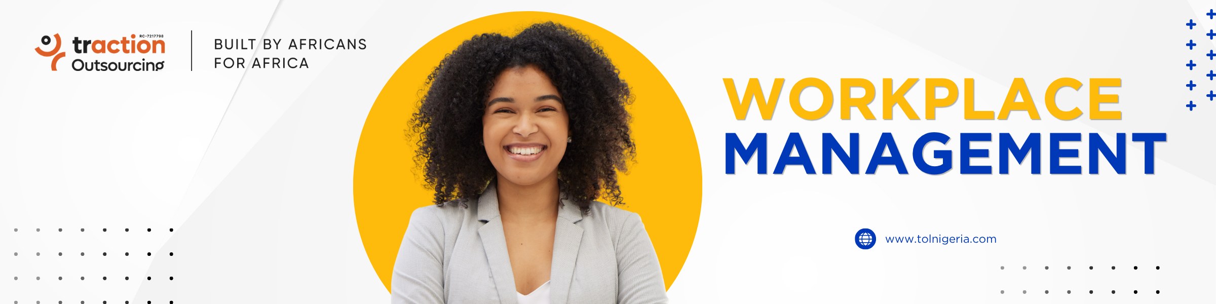 Traction Outsourcing banner for Workplace Management training